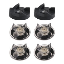 4 Plastic Gear Base + 2 Rubber Gear for Magic 250W Blender Replacement Spare Parts