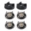 4 Plastic Gear Base + 2 Rubber Gear for Magic 250W Blender Replacement Spare Parts 1