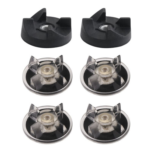 4 Plastic Gear Base + 2 Rubber Gear for Magic 250W Blender Replacement Spare Parts
