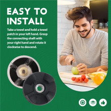 4 Base de Engrenagens de PláStico + 2 Engrenagens de Borracha para PeçAs Sobressalentes de ReposiçãO Do Misturador Magic 250W
