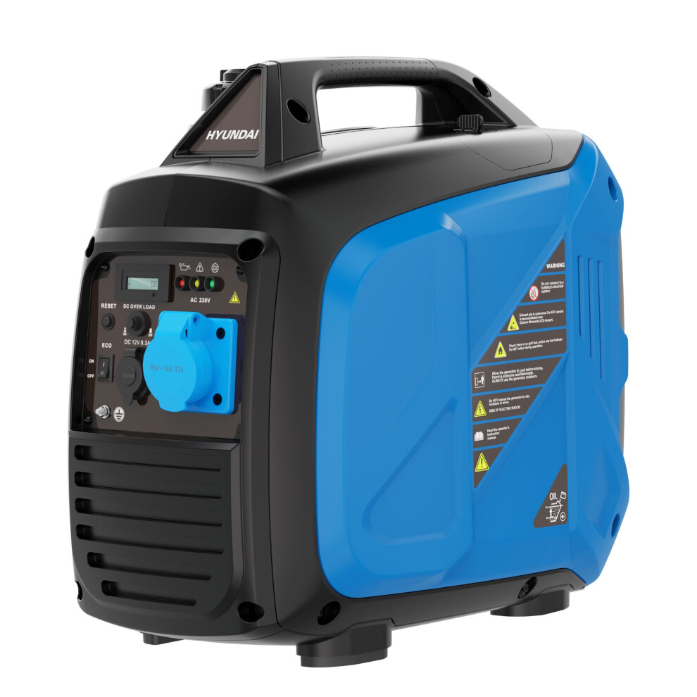 Hyundai Power Products Hyundai 3.3Kw / 3300W Inverter Generator, Recoil Start, Pure Sine Wave Hy3900si