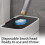 Ensemble de brosses de toilette jetables avec support mural et 30 recharges 4