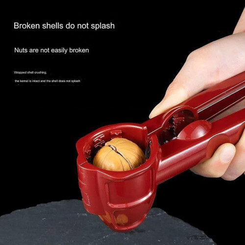 Multifunction Nutcracker with Non Slip Handle, Nutcracker Tool, Heavy Duty Pecan Walnut Plier Open, Chestnut Opener, for Walnut Nuts Chestnut (1pcs) 1
