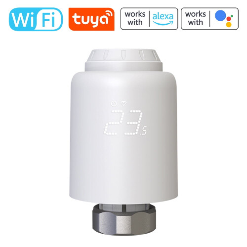 Robinet thermostatique de radiateur Wi-Fi avec commande par application
