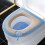 Plüsch-Toilettensitzbezug aus Lammfell mit Griff – Zweifarbig 4