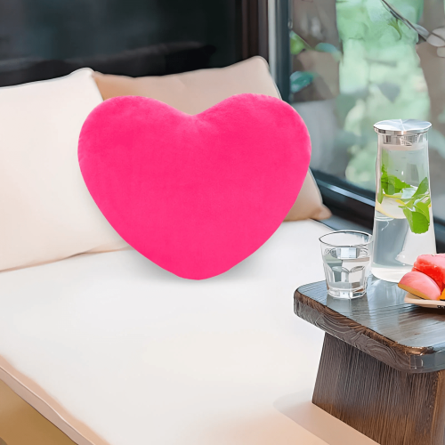 Almohada de peluche con forma de corazón de 30 cm 2