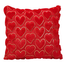 Valentijnskussenhoezen rood 18x18 inch