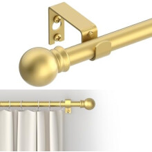 Arany függönyrúd szett 5/8" 66-120" strapabíró fém