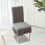 Housses de chaise extensibles avec jupe – Lavables et élastiques 4