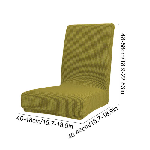 Ελαστικά καλύμματα καρέκλας από πολυεστέρα, αφαιρούμενα πλενόμενα καλύμματα 2