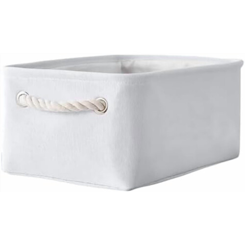 Cube de rangement en tissu – 30 x 20 x 13 cm, gris