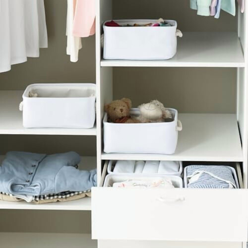 Cube de rangement en tissu – 30 x 20 x 13 cm, gris 1