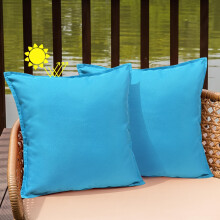 2er-Set Outdoor-Kissenbezüge für Gartenbank oder Terrasse