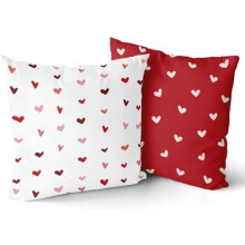 Housses de coussin en polyester 45 x 45 cm, lot de 2
