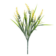 UV-resistent paket med konstgjorda lavendel- och gräsväxter