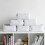 Cube de rangement en tissu – 30 x 20 x 13 cm, gris 4
