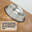 Stainless Steel Dog Bowl with Rubber Base 1 Pack 3