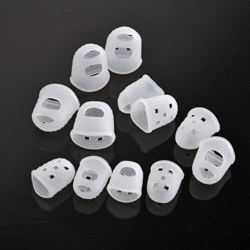 9Pcs Painless Practice Silicone Finger Tips for Stringed Instruments and Banjo