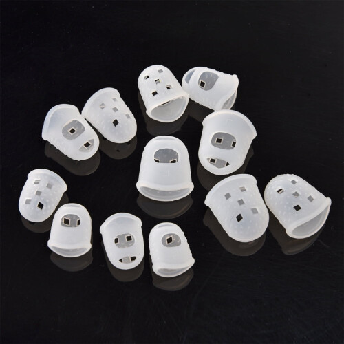 9Pcs Painless Practice Silicone Finger Tips for Stringed Instruments and Banjo 2