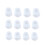 9Pcs Painless Practice Silicone Finger Tips for Stringed Instruments and Banjo 4