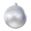 2PC 6" Glitter Extra Large Solid Oversized Huge Big Outdoor Plastic, Water Resistant Ball Ornament Hanging Tree Decorations Silver 2