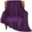 Lilla fleece tæppe 50x60 tommer 1
