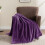 Lilla fleece tæppe 50x60 tommer 5
