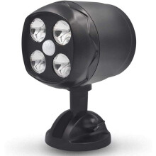 Battery-Operated Outdoor Motion Sensor Light, Waterproof, 600LM, Adjustable Head, 4LEDs for Garage/Yard/Porch/Patio (1 Pack)