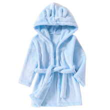 Kids Boys Girls Hooded Towelling Bathrobe Dressing Gown Polyester Terry Towel Soft Terry Cloth Robe Girls Robe Boys Robe Baby Robe 2-7Y