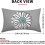 Μαξιλαροθήκες σε σχήμα Aqua White Daisy 12x20, Σετ 2 τεμαχίων, Διακοσμητικά μαξιλάρια σε 4