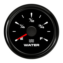 52 mm drivstoffnivå vannstandsmåler drivstofftanknivåmåler for båt bil lastebil yacht 9-32V drivstoffnivåindikator 8 farger, enkel å installere