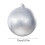 2PC 6" Glitter Extra Large Solid Oversized Huge Big Outdoor Plastic, Water Resistant Ball Ornament Hanging Tree Decorations Silver 3