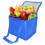 Liquidation ! Sac isotherme rouge avec fermeture éclair pour aliments et courses. 7