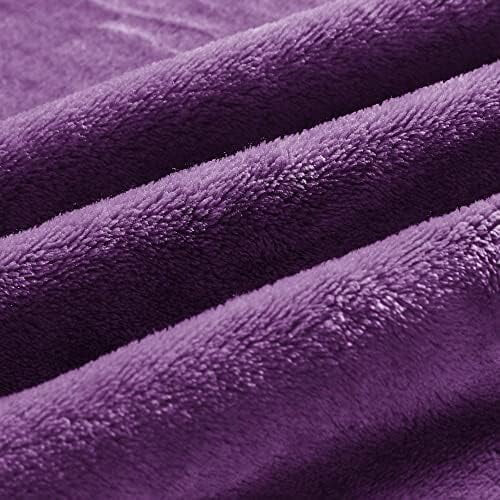 Lilla fleece tæppe 50x60 tommer 1