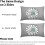 Μαξιλαροθήκες σε σχήμα Aqua White Daisy 12x20, Σετ 2 τεμαχίων, Διακοσμητικά μαξιλάρια σε 6