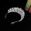 Rhinestone Brude Tiara Kam Krystal Krone til Kvinder 7