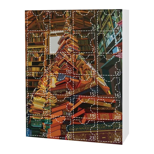 Calendrier de l'Avent réutilisable en acrylique de 24 jours 2