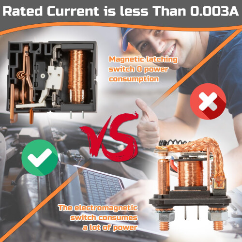 Διακόπτης αποσύνδεσης μπαταρίας 12V240A από απόσταση – Έξυπνος διακόπτης διακοπής 1