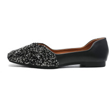 Dámské balerínky s kamínky, elegantní, ležérní, svatební, pohodlné