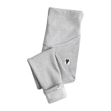 Maternity Leggings Winter Plush Thickened Leggings Underlay Pants Over The Belly High Waist Pregnancy Pants Dark Gray