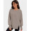 Damen Oversized Langarm-Pullover-Sweatshirts mit Rundhalsausschnitt 5