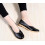 Γυναικεία Δερμάτινα Παπούτσια Loafers Μονόχρωμα Slip-on Flat Παπούτσια Άνετα Casual Φλατ για 5