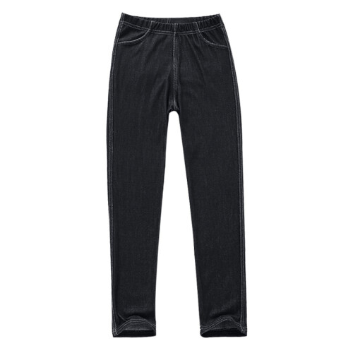 Τζιν για κορίτσια - Pull On Super Stretch Denim Skinny Jeans για κορίτσια, μαύρο 150cm/4.9ft 1