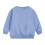 Pullover for Child Toddler Boys And Girls Sweater Coat Round Neck Small And Medium Children's Pullover Solid Color Top 2