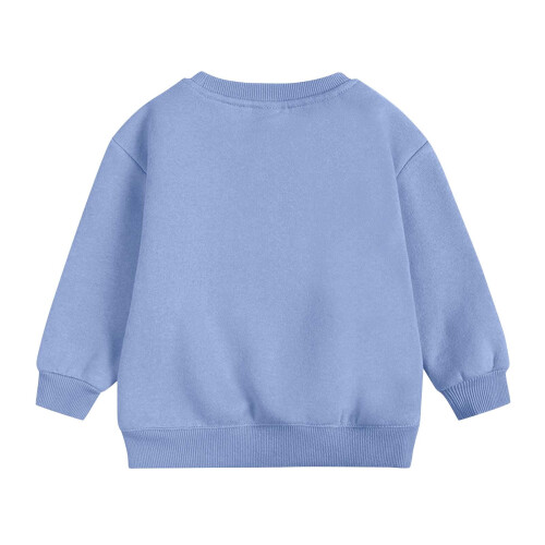 Pullover for Child Toddler Boys And Girls Sweater Coat Round Neck Small And Medium Children's Pullover Solid Color Top 1
