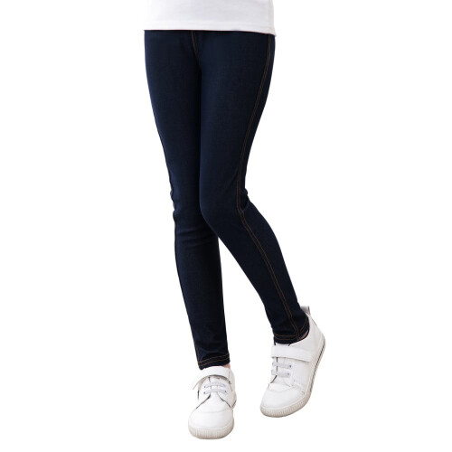 Τζιν για κορίτσια - Pull On Super Stretch Denim Skinny Jeans για κορίτσια, μαύρο 150cm/4.9ft 2