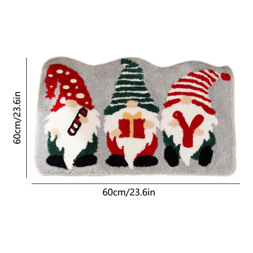 Tapis de bain Gnome de Noël 40x60cm 2