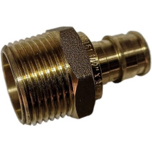 10 kusov XFITTING1/2" Pex A X3/4" adaptér so závitom, rozširujúci Pex A F1960, adaptér so závitom NPT so závitom, mosadz