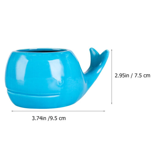 Mug en céramique Baleine bleue 35 cl 1