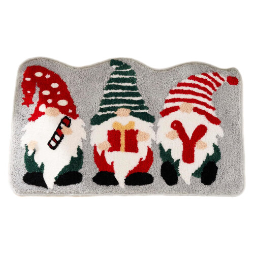 Tapis de bain Gnome de Noël 40x60cm 1